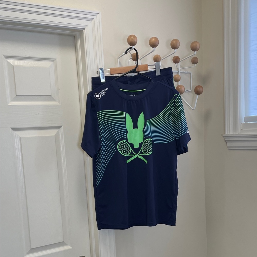 Psycho Bunny - Athletic Soccer Slim Jersey and Shorts - Blue - M